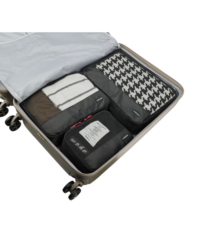 Decent 4-delige koffer organizer - packing cubes set voor Bagage