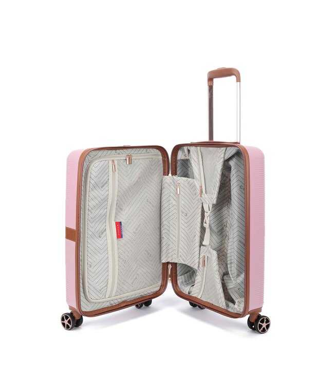 Decent Stella handbagage koffer Poederroze