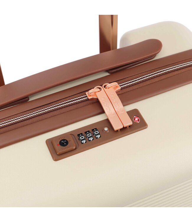 Decent Stella handbagage koffer Ivoor/gebroken wit