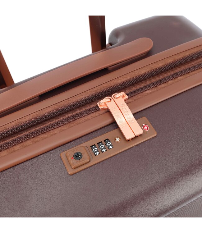 Decent Stella Medium koffer Bruin