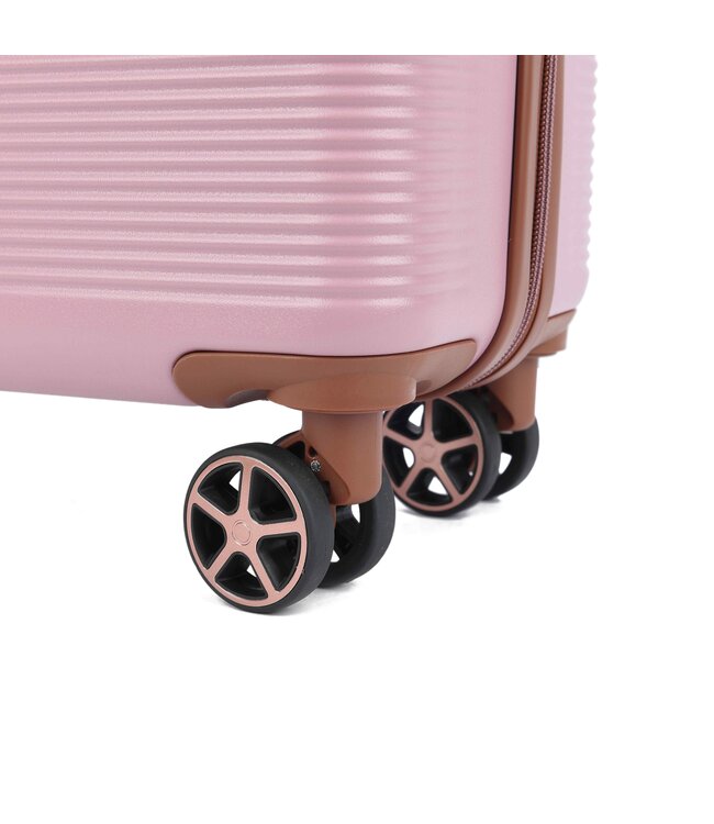 Decent Stella Medium koffer Poederroze