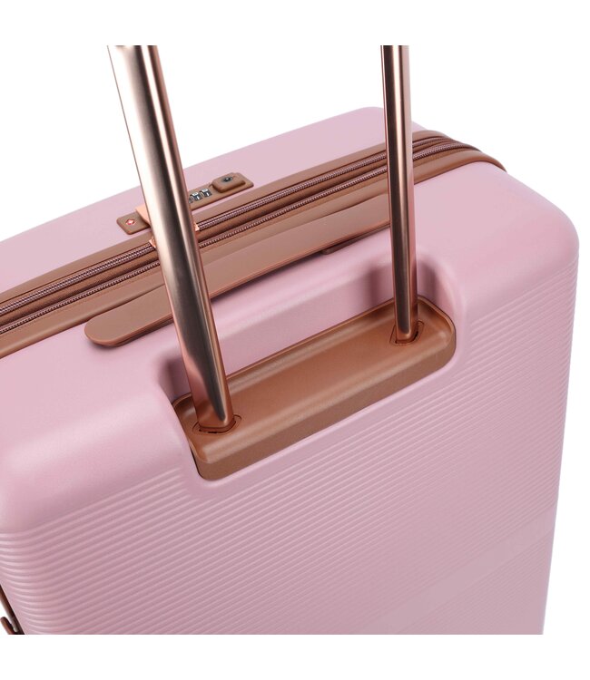 Decent Stella Medium koffer Poederroze