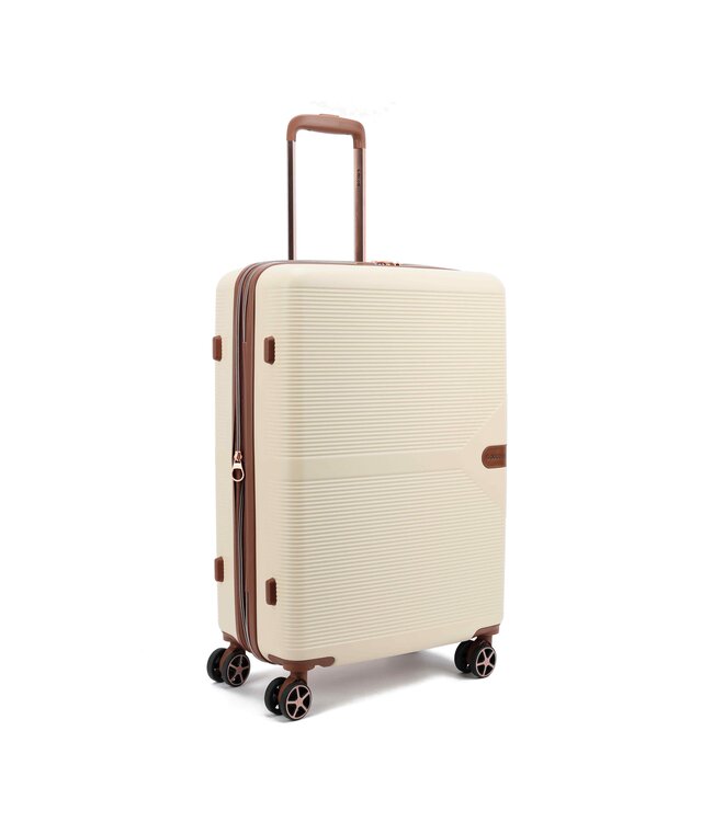 Decent Stella Medium koffer Ivoor/gebroken wit