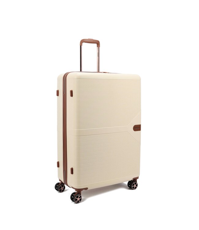 Decent Stella Grote koffer Ivoor/gebroken wit