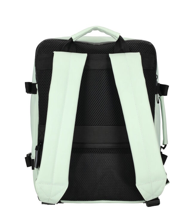 Enrico Benetti Transavia Cabin Rugzak 40x30x20cm Underseater Mint GRATIS adreslabel, oogmasker en oordopjes