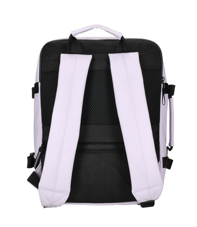 Enrico Benetti Transavia Cabin Rugzak 40x30x20cm Underseater Lila GRATIS adreslabel, oogmasker en oordopjes
