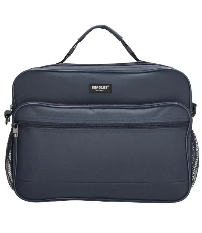 Beagles Originals Beagles Originals Reportertas Donkerblauw 40x30x18