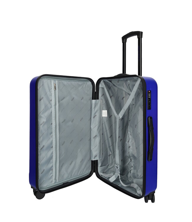 Enrico Benetti Edmonton Koffer Medium Blauw 67x40x25cm