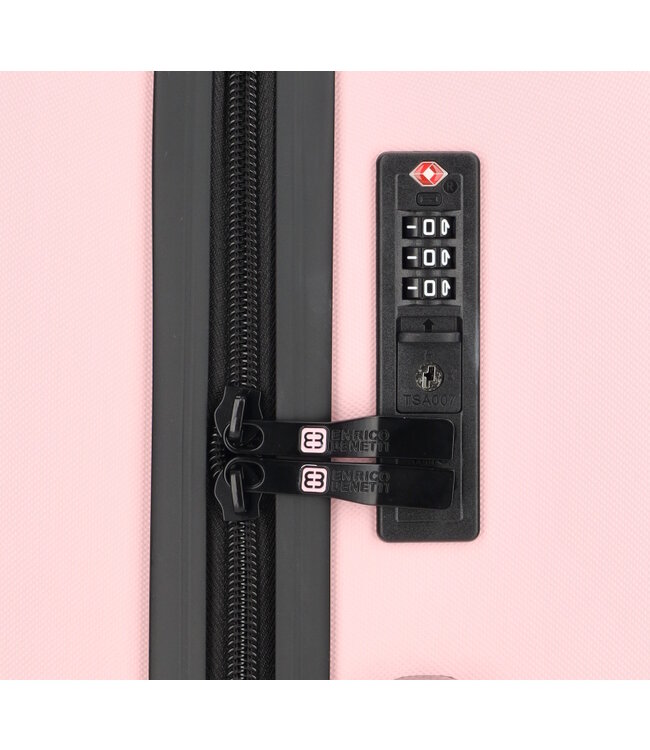 Enrico Benetti Edmonton Roze Kofferset 3 Delig 99, 62 en 35L