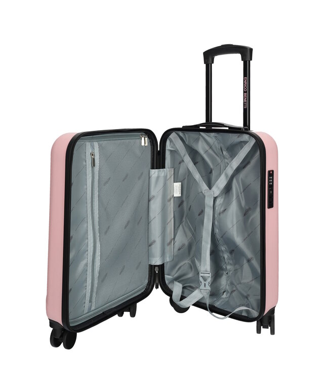 Enrico Benetti Edmonton Roze Kofferset 3 Delig 99, 62 en 35L