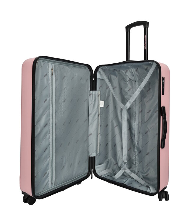 Enrico Benetti Edmonton Roze Kofferset 3 Delig 99, 62 en 35L
