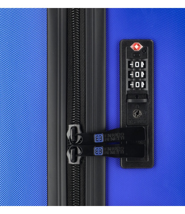 Enrico Benetti Edmonton Handbagage Koffer Blauw 55x35x20cm