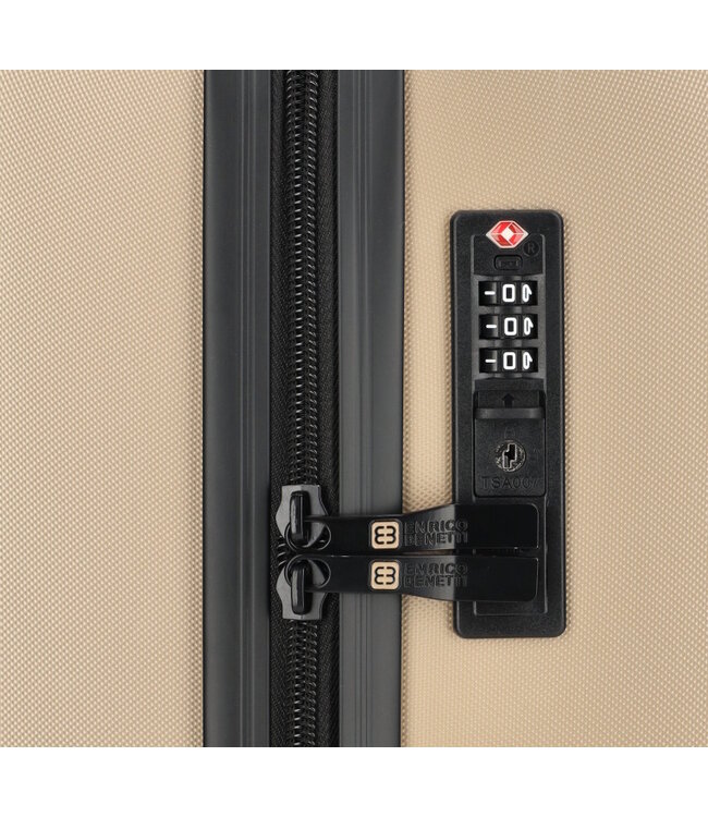 Enrico Benetti Edmonton Handbagage Koffer Champagne 55x35x20cm