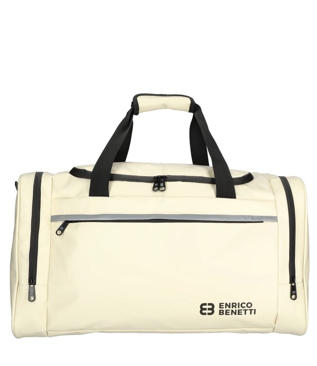 Enrico Benetti Tarpaulin Sporttas / Reistas 55cm Off-White 55x28x31cm - Polyester - cabin luggage