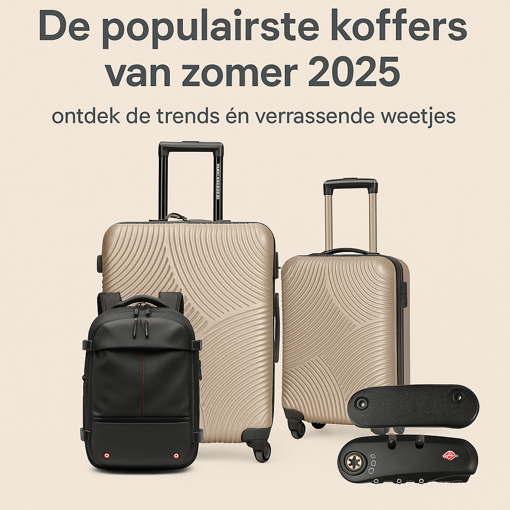 De populairste koffers van zomer 2025 – welke trends je moet kennen