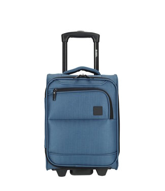 Enrico Benetti Oakville underseater blauw / Handbagage koffer / Trolley 40 x 25 x 20 cm