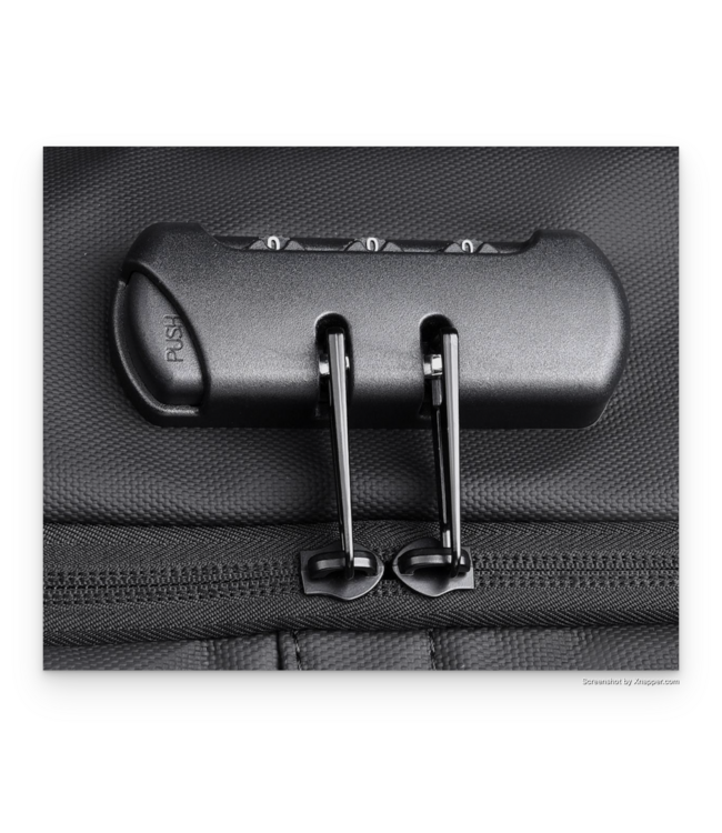 Rugtas underseater Grijs waterafstotend 45x30x15cm