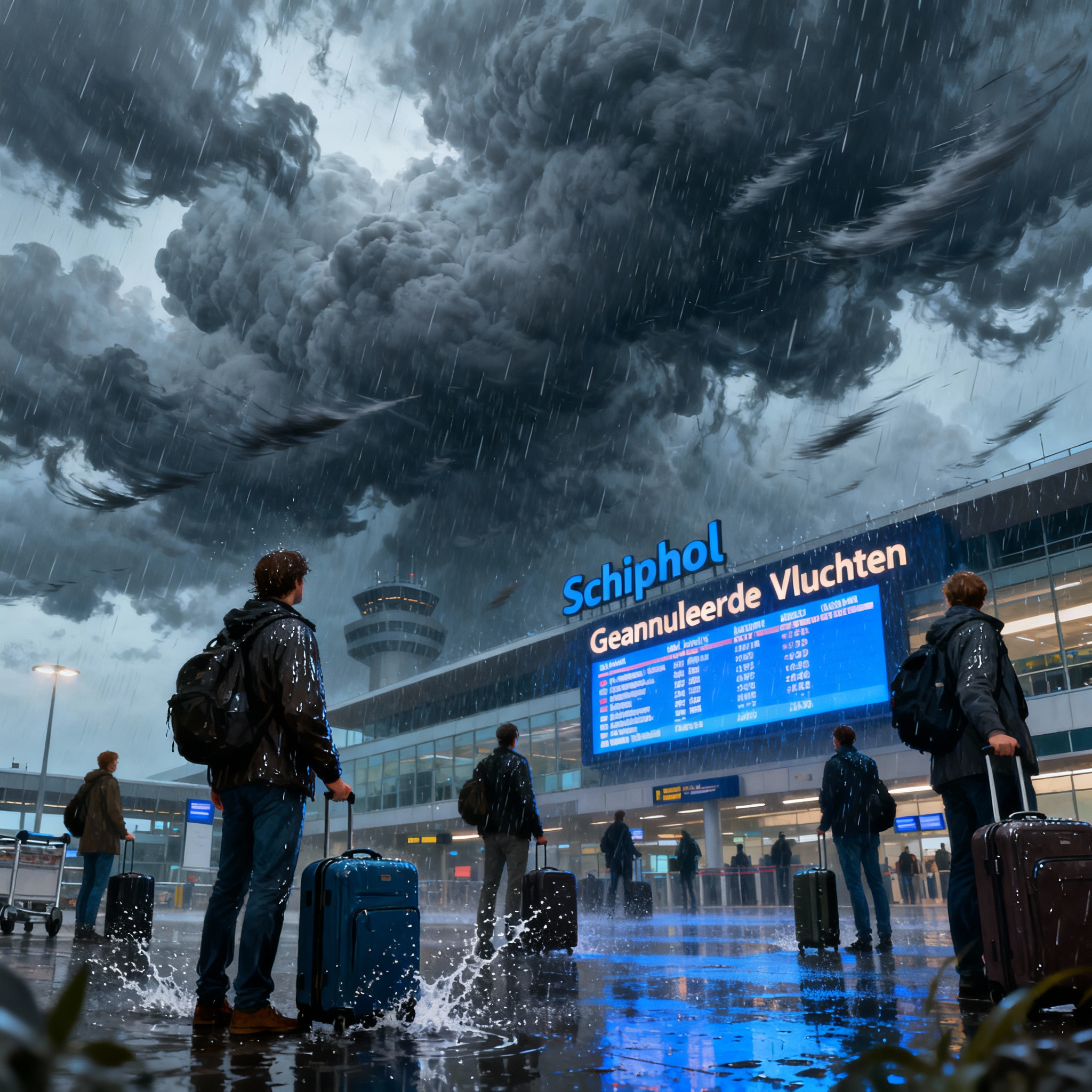 Storm Benjamin legt luchthavens plat – zo bescherm je je bagage bij annuleringen