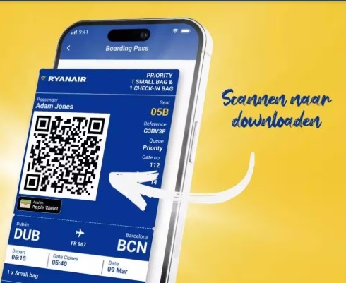 Nieuwe Ryanair regels november 2025: alles over handbagage, boardingpassen en boetes