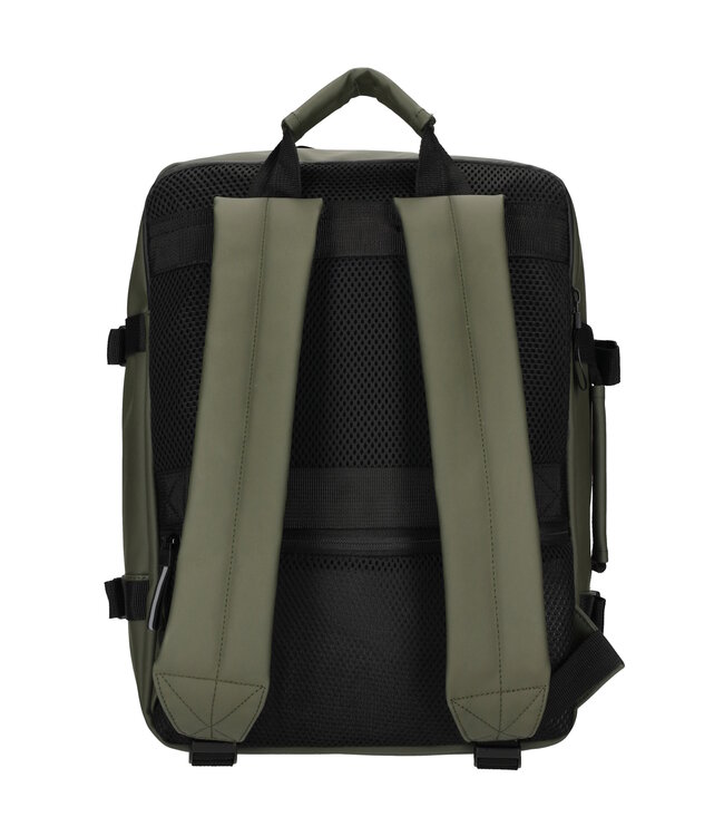 Enrico Benetti Ryanair Enrico Benetti Bergen 17’’ Waterproof Cabin Rugzak – Underseater Handbagage Olijf