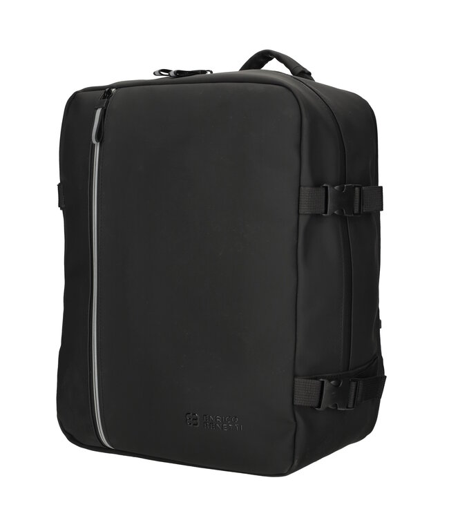 Enrico Benetti Ryanair Enrico Benetti Bergen 17’’ Waterproof Cabin Rugzak – Underseater Handbagage Zwart