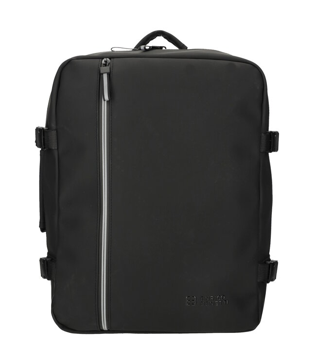 Enrico Benetti Ryanair Enrico Benetti Bergen 17’’ Waterproof Cabin Rugzak – Underseater Handbagage Zwart