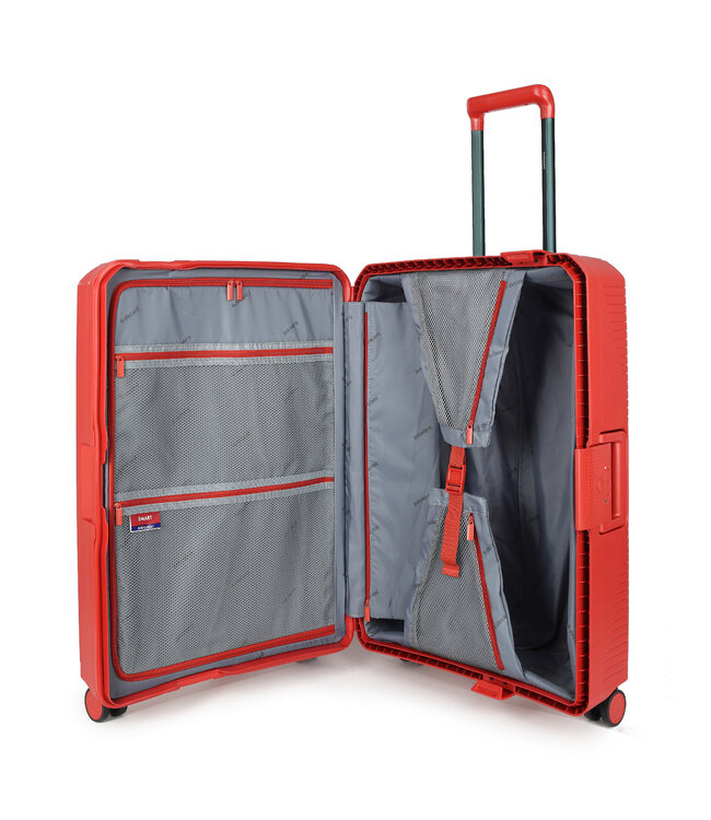 Decent SMART Medium koffer Rood 67X46X27 CM