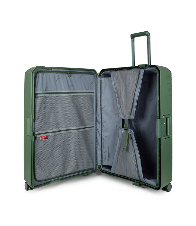 Decent SMART koffer groot Olijfgroen 77X54.5X32,5 CM