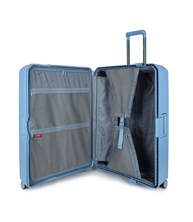 Decent SMART koffer groot Lichtblauw 77X54.5X32,5 CM