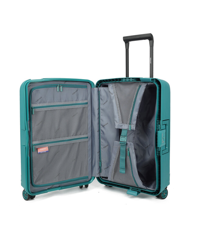 Decent Transit 2.0 Handbagage koffer Olijfgroen 55X37X23 CM