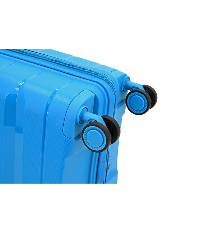 Decent Straight-Line Kofferset Petrol blauw