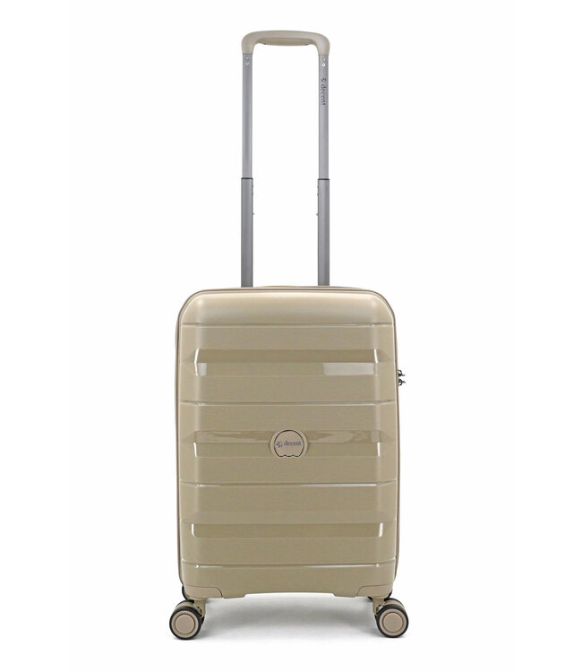 Decent Straight-Line Kofferset Champagne