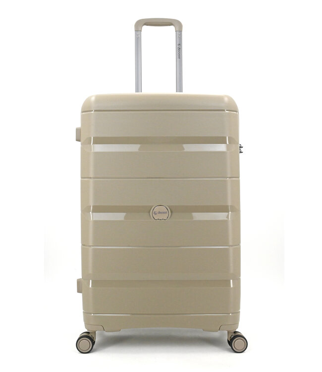 Decent Straight-Line Kofferset Champagne