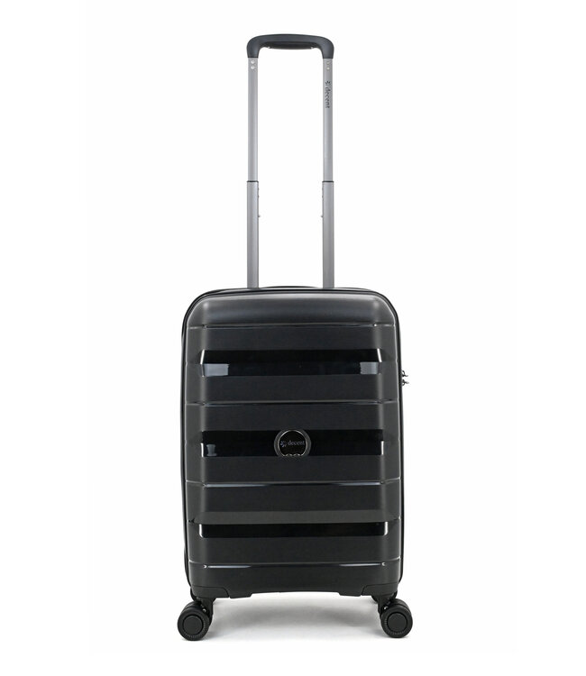 Decent Straight-Line Kofferset Zwart