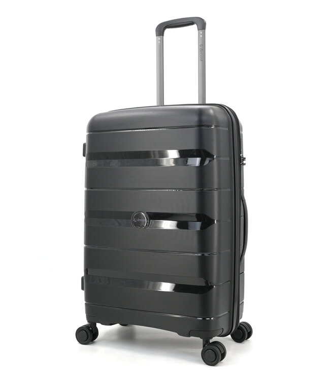 Decent Straight-Line Kofferset Zwart