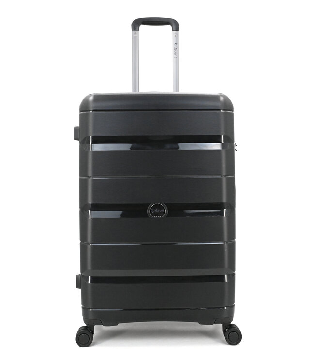 Decent Straight-Line Kofferset Zwart