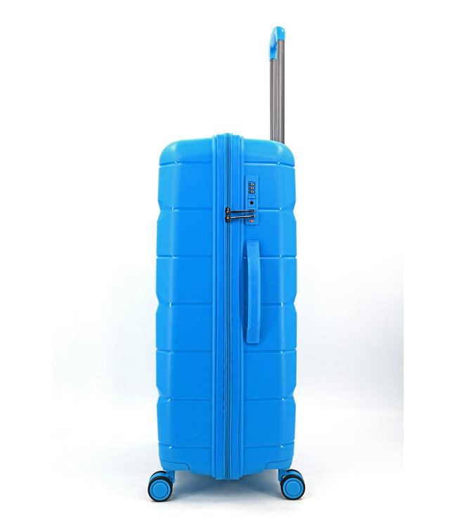 Decent Straight-Line Grote koffer Petrol blauw 76x49x29 CM