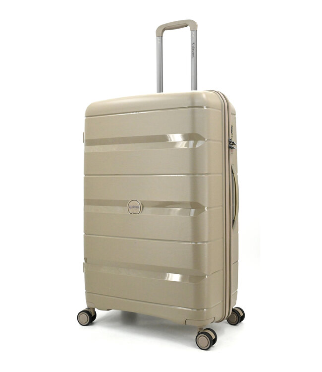 Decent Straight-Line Grote koffer Champagne 76x49x29 CM