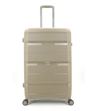 Decent Straight-Line Grote koffer Champagne