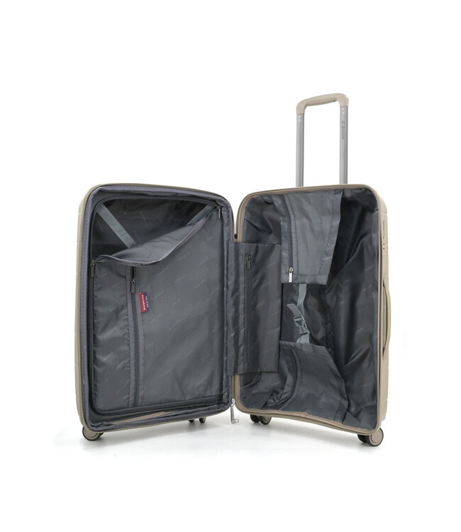 Decent Straight-Line Medium koffer Champagne 65x42x26.5 CM