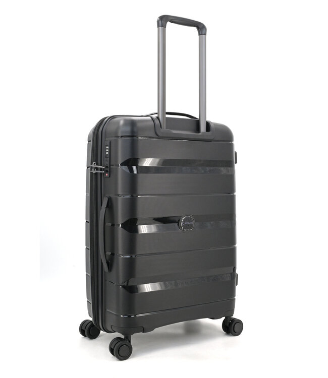 Decent Straight-Line Medium koffer Zwart 65x42x26.5 CM