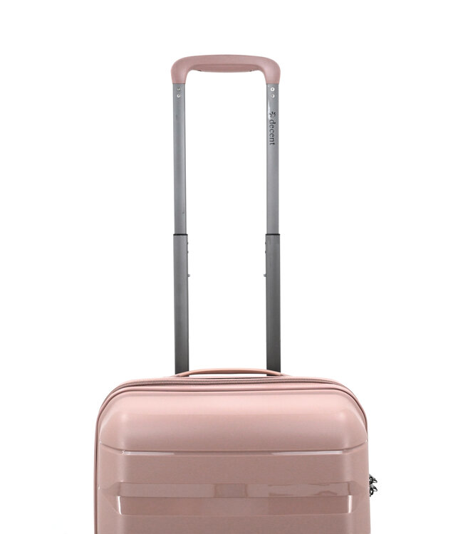 Decent Straight-Line Handbagage koffer Roze 55x35x20 CM