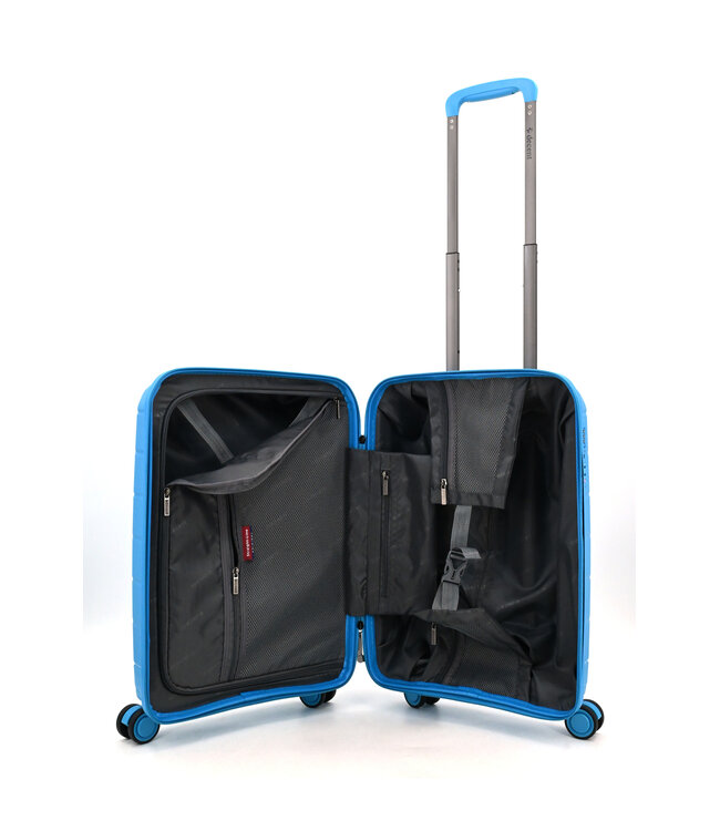 Decent Straight-Line Handbagage koffer Petrol blauw 55x35x20 CM