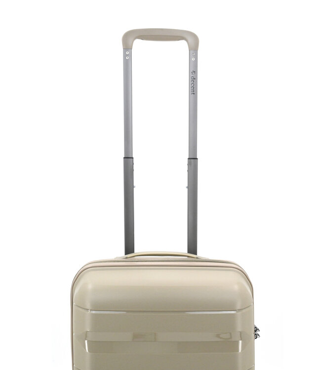 Decent Straight-Line Handbagage koffer Champagne 55x35x20 CM