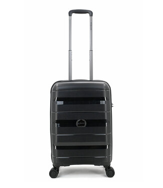 Decent Straight-Line Handbagage koffer Zwart 35L 55x35x20cm