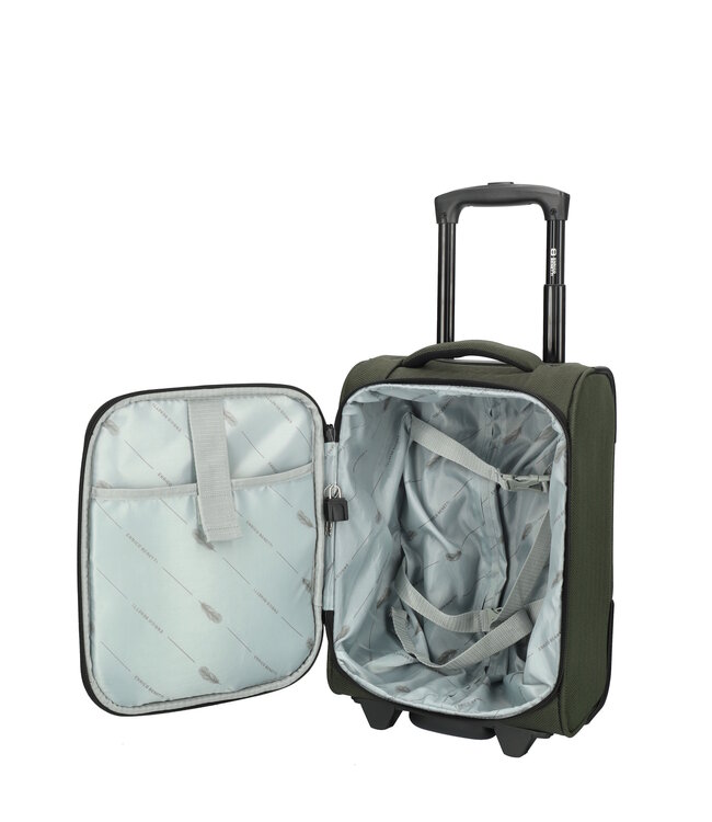 Enrico Benetti Oakville underseater olijf / Handbagage koffer / Trolley 40 x 25 x 20 cm