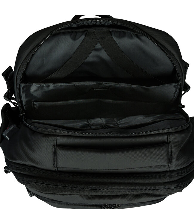 Underseater Zwarte Lichtgewicht Rugzak met Vacuüm Vak, 60L Capaciteit, TSA Cijferslot & Waterdichte Bescherming - Geschikt voor Laptop tot 17,3 inch