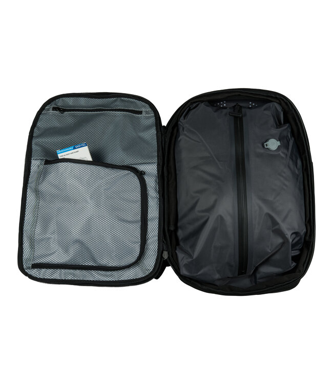 Underseater Zwarte Lichtgewicht Rugzak met Vacuüm Vak, 60L Capaciteit, TSA Cijferslot & Waterdichte Bescherming - Geschikt voor Laptop tot 17,3 inch