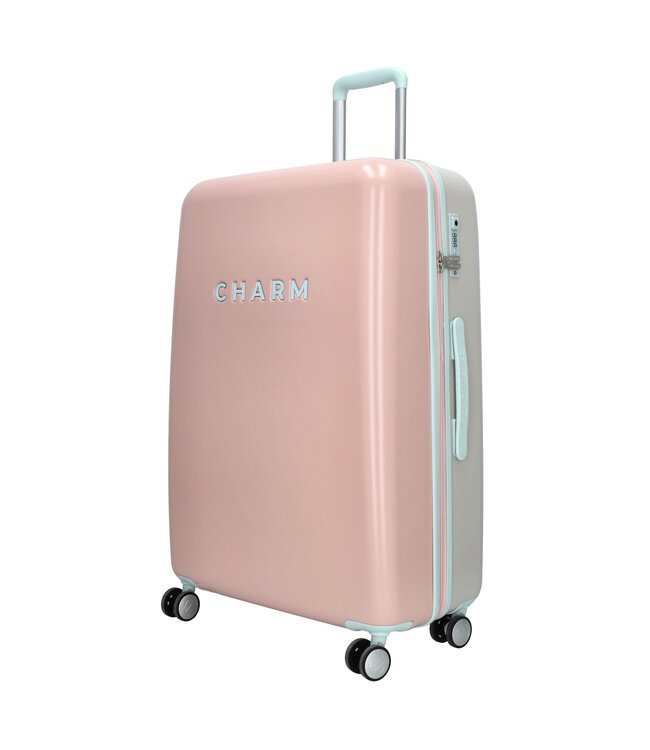 Kofferset 20 + 24 Inch Licht roze | Charm London Capetown - Copy