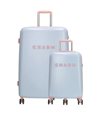 Kofferset 20 + 24 Inch Blauw | Charm London Capetown